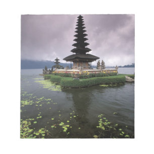 Indonesien, Bali, Ulun Danu Tempel. Notizblock