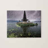 Indonesien, Bali, Ulun Danu-Tempel. Puzzle (Horizontal)