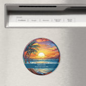 Indonesien Benutzerdefinierter Strandurlaub Magnet (In Situ (Geschirrspüler))