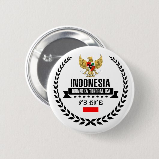 Indonesien Button (Vorne & Hinten)
