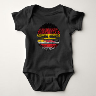 Indonesien Deutsch Deutschland Baum Baby Strampler