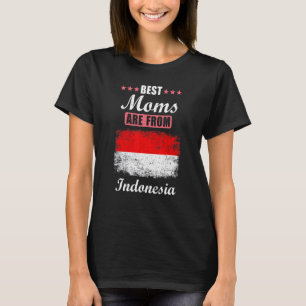 Indonesien Die besten Mamas stammen aus Indonesien T-Shirt