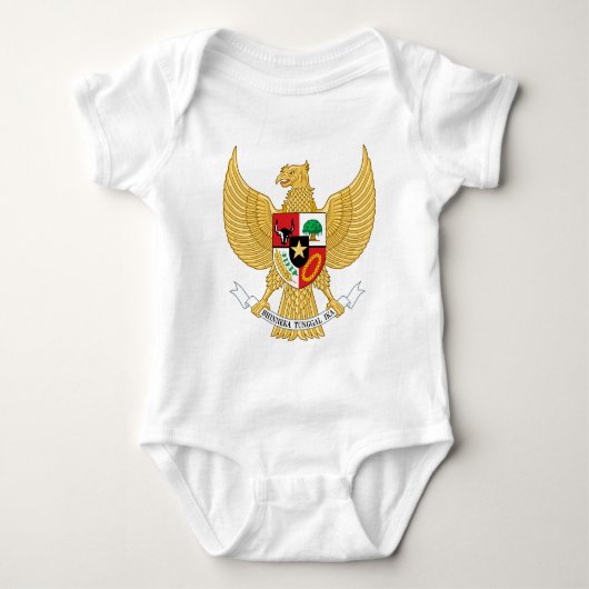 Indonesien-Emblem Baby Strampler (Vorderseite)