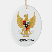 INDONESIEN - Emblem/Flagge/Wappen/Symbol Keramikornament (Rechts)