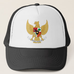 Indonesien-Emblem Truckerkappe