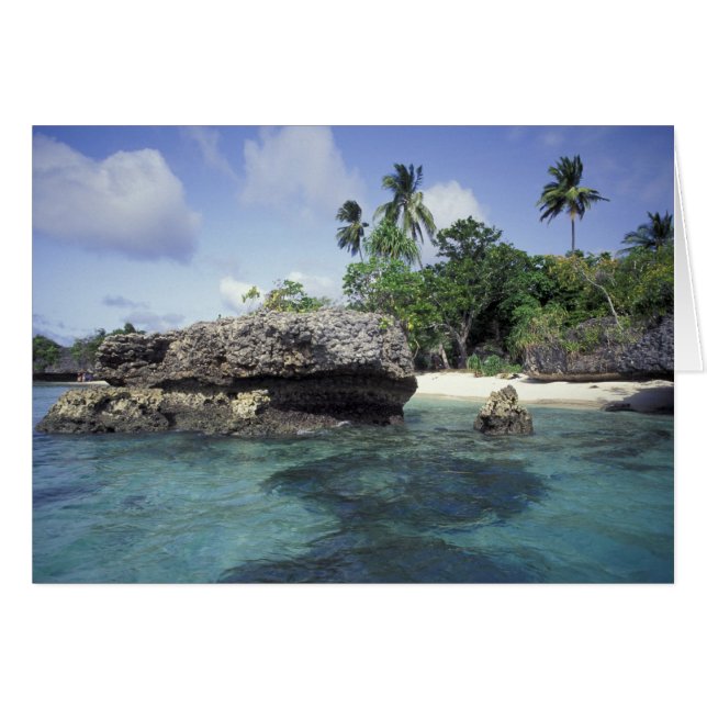 Indonesien. Felsformationen entlang der Küste (Vorderseite (Horizontal))