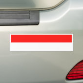 Indonesien-Flagge Autoaufkleber (Auf Auto)