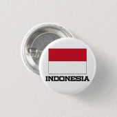 Indonesien-Flagge Button (Vorne & Hinten)