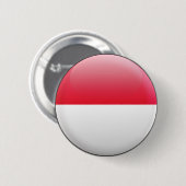 Indonesien-Flagge Button (Vorne & Hinten)