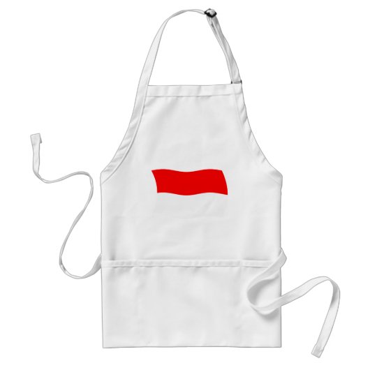 Indonesien-Flagge-Schürze Schürze (Vorne)
