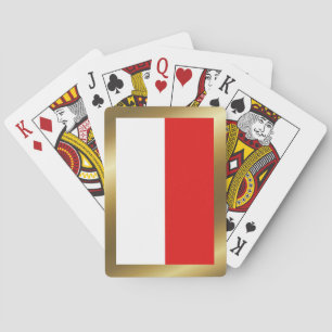 Indonesien-Flagge Spielkarten