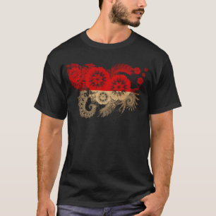 Indonesien-Flagge T-Shirt