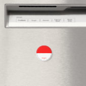 Indonesien-Flaggen-Magnet Magnet (In Situ (Geschirrspüler))