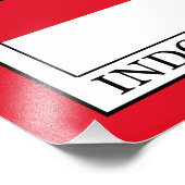 Indonesien Fotodruck (Ecke)