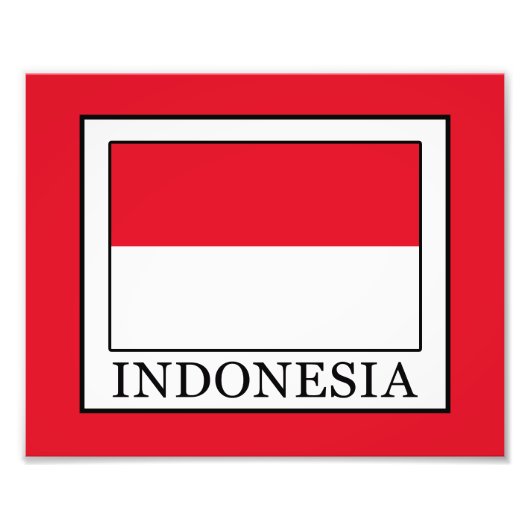 Indonesien Fotodruck (Vorne)