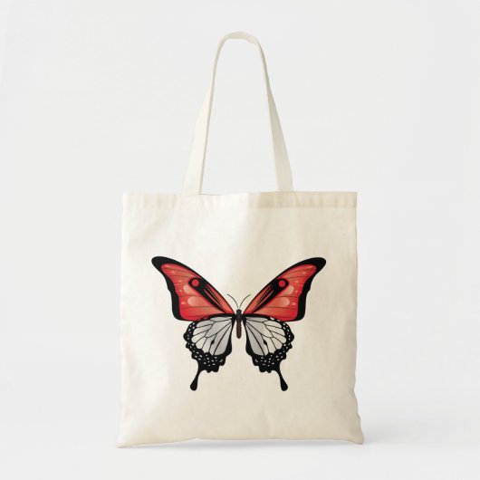 Indonesien Frack Butterfly Flag Tragetasche (Vorne)