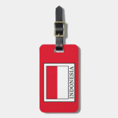 Indonesien Gepäckanhänger (Vorderseite vertikal)