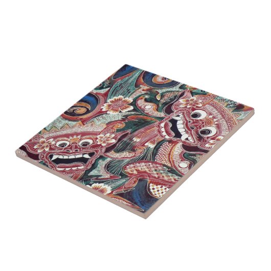 Indonesien Graffiti Fliese (Seite)