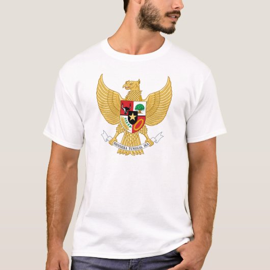 Indonesien, Identifikation, Wappen T-Shirt (Vorderseite)