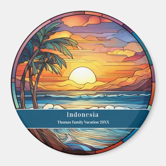 Indonesien Individueller Strandurlaub Magnet (Vorne)