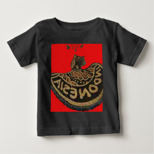 Indonesien Javanese Shadow Puppet Kulturkunst Baby T-shirt