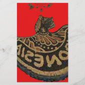 Indonesien Javanese Shadow Puppet Kulturkunst Briefpapier (Vorderseite)