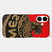 Indonesien Javanese Shadow Puppet Kulturkunst Case-Mate iPhone Hülle (Rückseite (Horizontal))