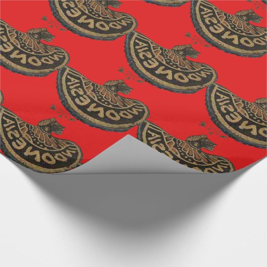 Indonesien Javanese Shadow Puppet Kulturkunst Geschenkpapier (Ecke)