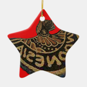 Indonesien Javanese Shadow Puppet Kulturkunst Keramik Ornament