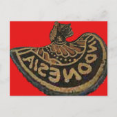 Indonesien Javanese Shadow Puppet Kulturkunst Postkarte (Vorderseite)