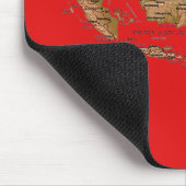 Indonesien-Karte Mousepad (Ecke)