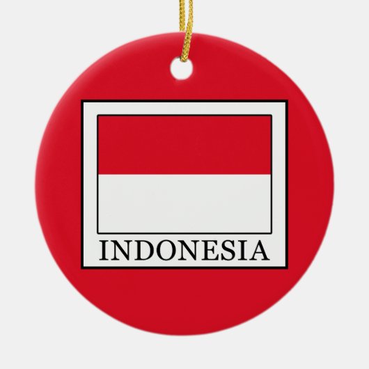 Indonesien Keramik Ornament (Vorne)