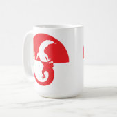 Indonesien Komodo Dragon Monitor Indonesisch Kaffeetasse (Vorderseite Links)