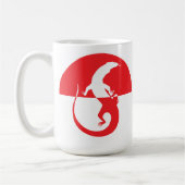 Indonesien Komodo Dragon Monitor Indonesisch Kaffeetasse (Links)