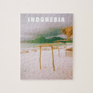 Indonesien Lombok Tropical Paradise Druck Puzzle