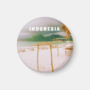Indonesien Lombok Tropisches Paradies Druck Magnet