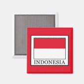 Indonesien Magnet (Vorderseite/Rückseite)