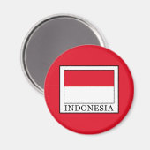 Indonesien Magnet (Vorderseite/Rückseite)