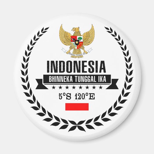 Indonesien Magnet (Vorne)