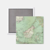 Indonesien, Malaysia Magnet (Vorderseite/Rückseite)