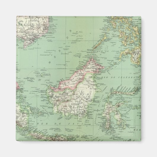 Indonesien, Malaysia Magnet (Vorne)