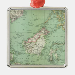 Indonesien, Malaysia Ornament Aus Metall