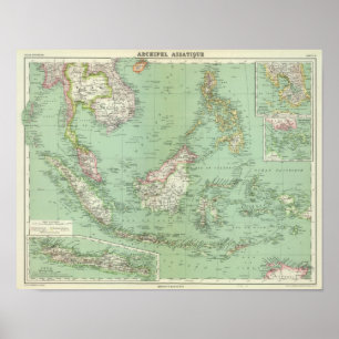 Indonesien, Malaysia Poster