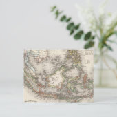 Indonesien, Malaysia Postkarte (Stehend Vorderseite)