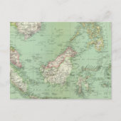 Indonesien, Malaysia Postkarte (Vorderseite)