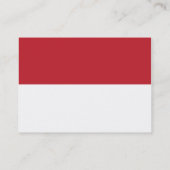 Indonesien - mollig visitenkarte (Rückseite)