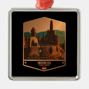 Indonesien Ornament Aus Metall