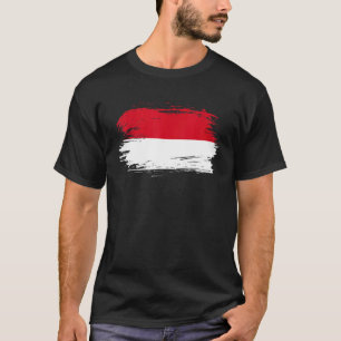 Indonesien Outfit Indonesia Flaggenzeichen I Liebe T-Shirt