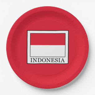 Indonesien Pappteller