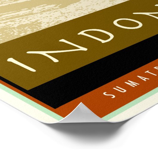 Indonesien Poster (Ecke)